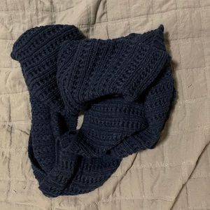 Navy infinity scarf